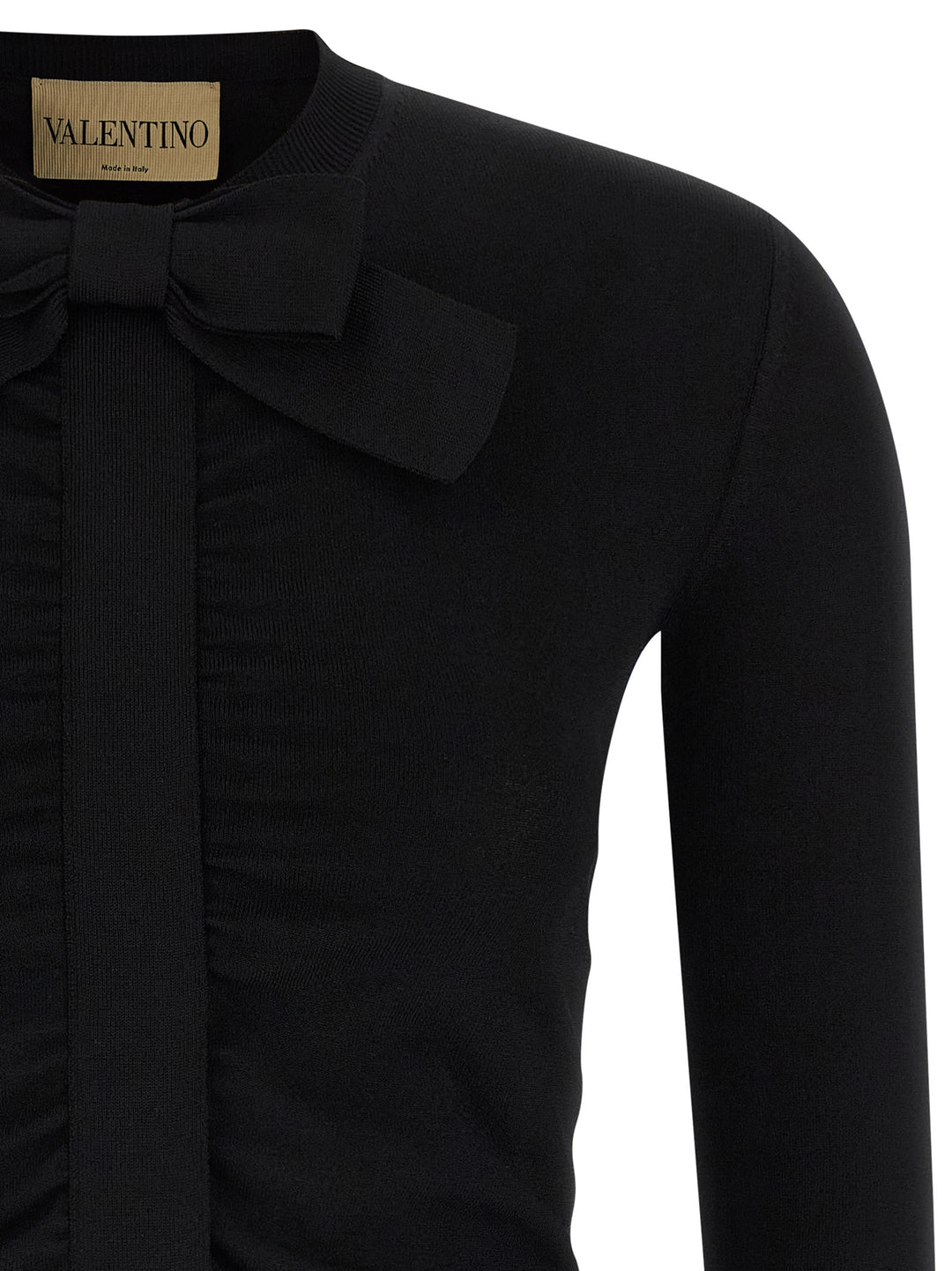 Valentino Garavani Black Viscose Cardigan