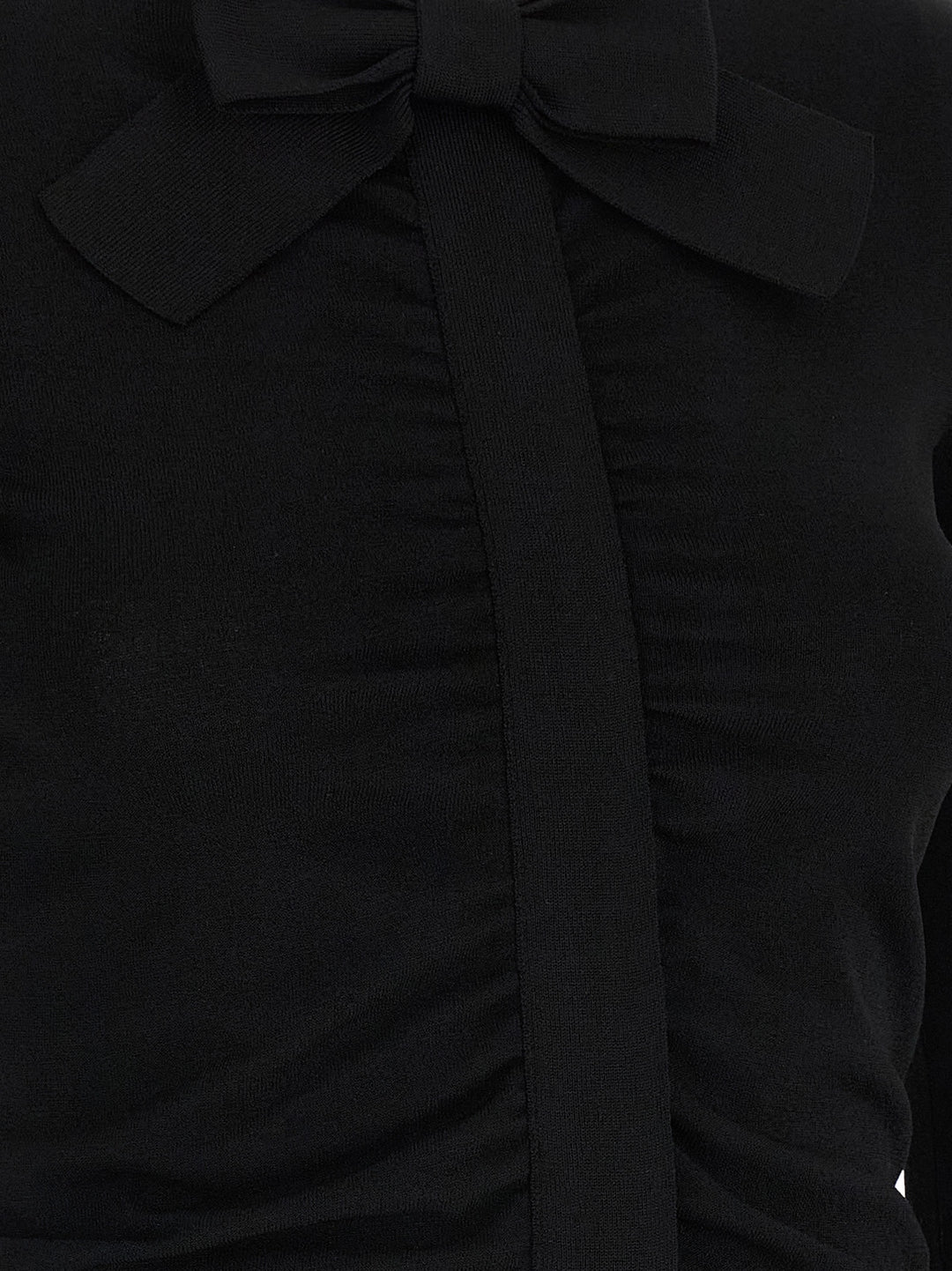 Valentino Garavani Black Viscose Cardigan