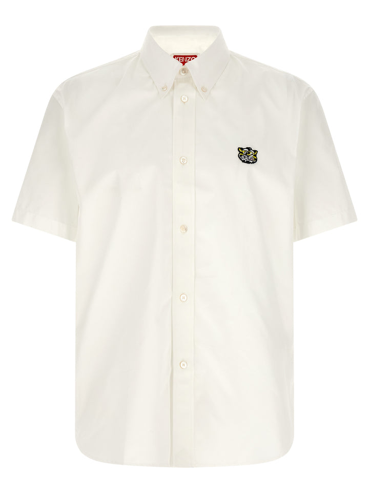 Kenzo White Cotton Blouse