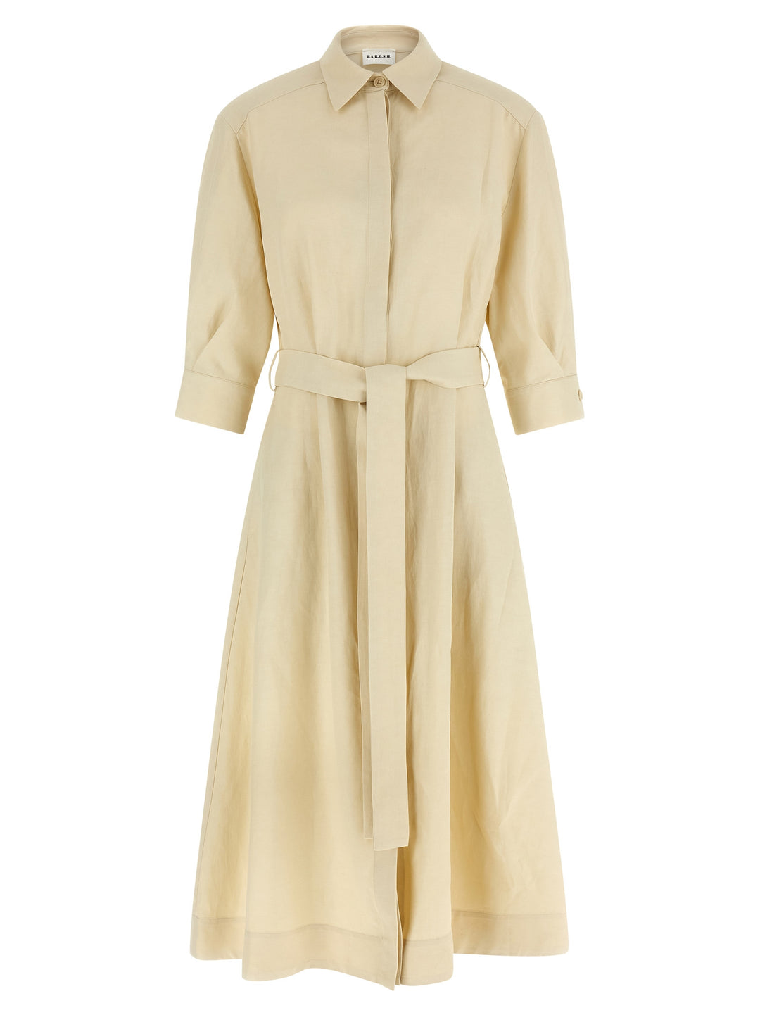 P.A.R.O.S.H. Beige Viscose Long Dress