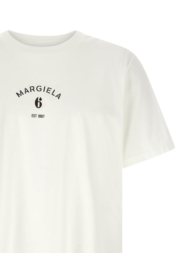 MM6 Maison Margiela White Cotton T-Shirt