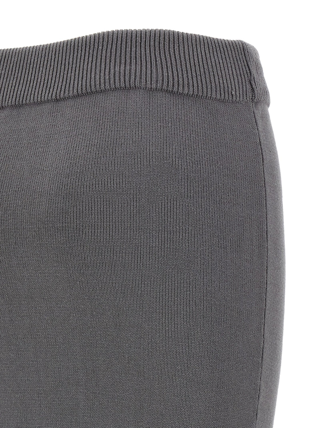 Entire Studios Gray Cotton Midi Skirt