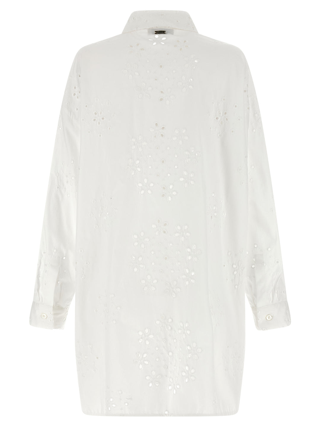 Herno White Cotton Blouse