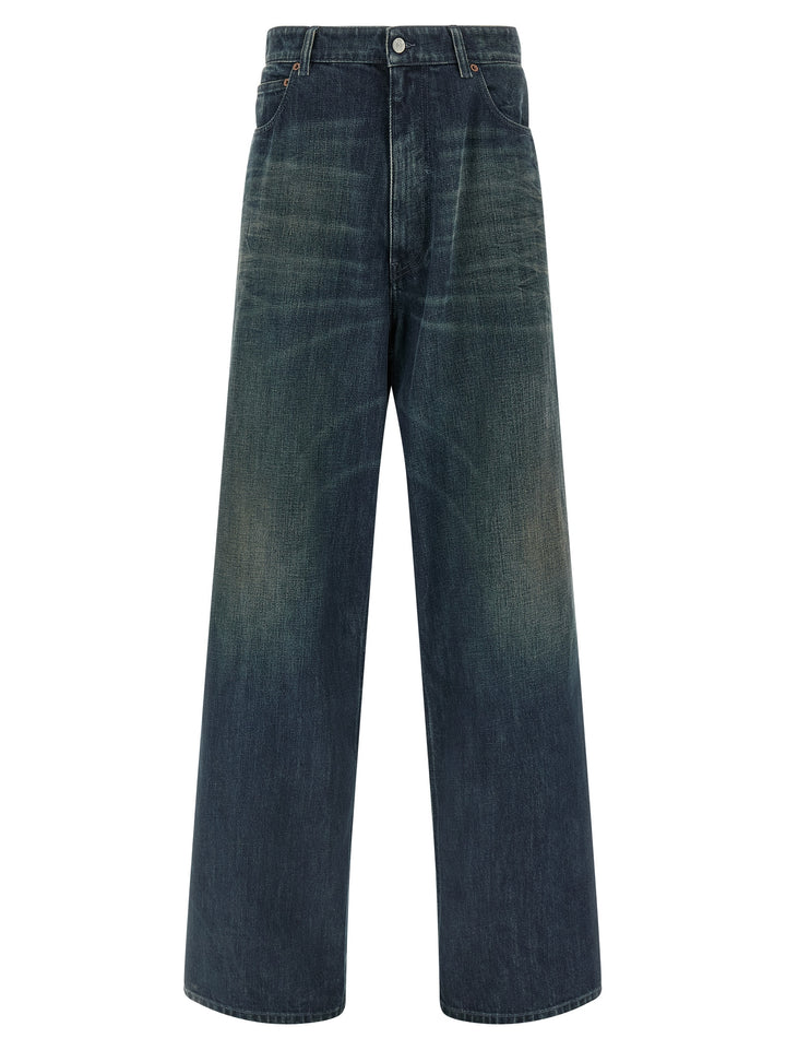 MM6 Maison Margiela Blue Cotton Jeans Denim