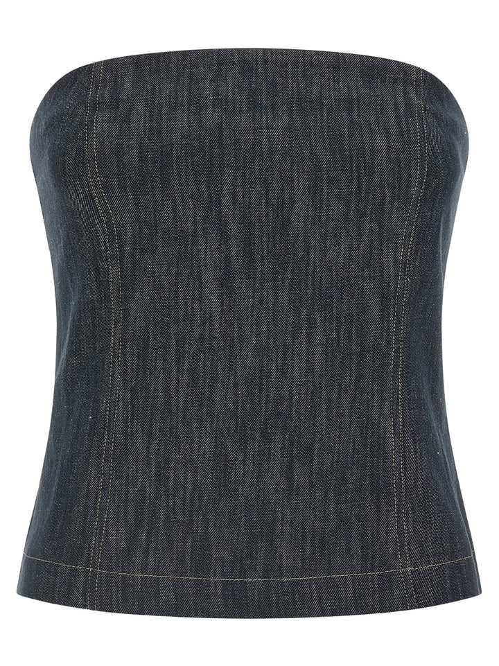 Brunello Cucinelli Blue Denim Shirt
