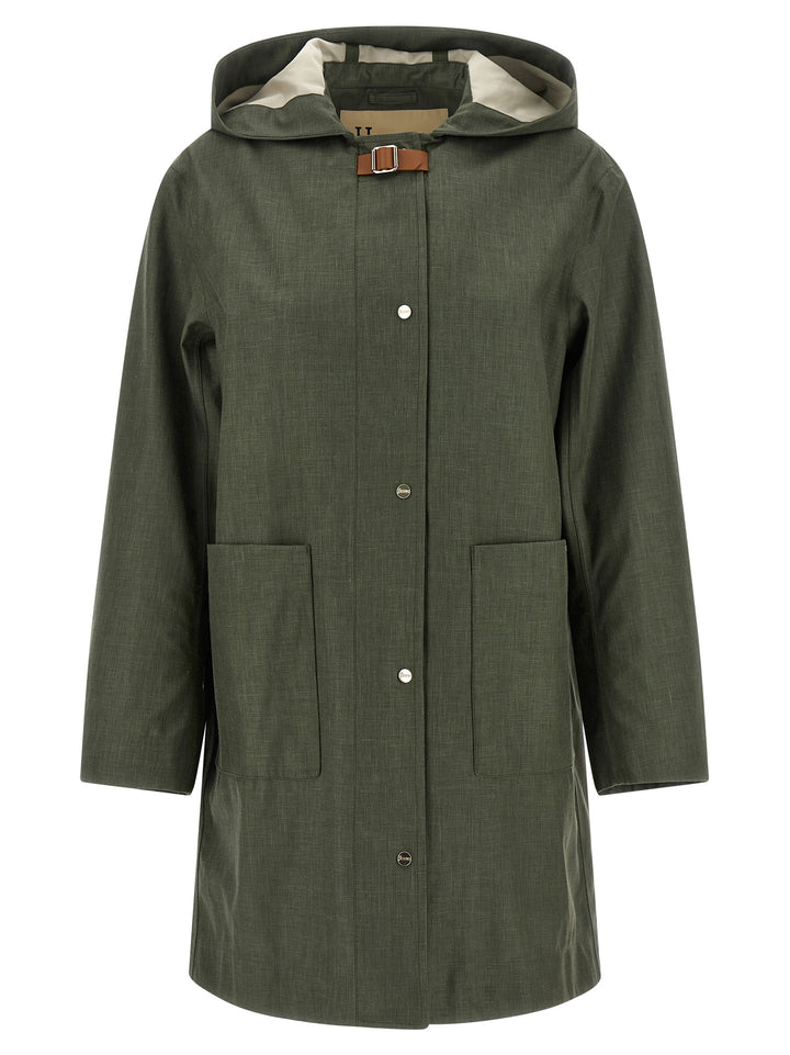 Herno Bicolor Linen Coat