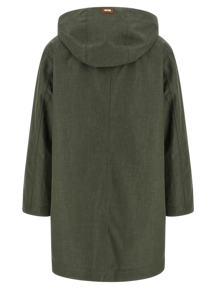 Herno Bicolor Linen Coat