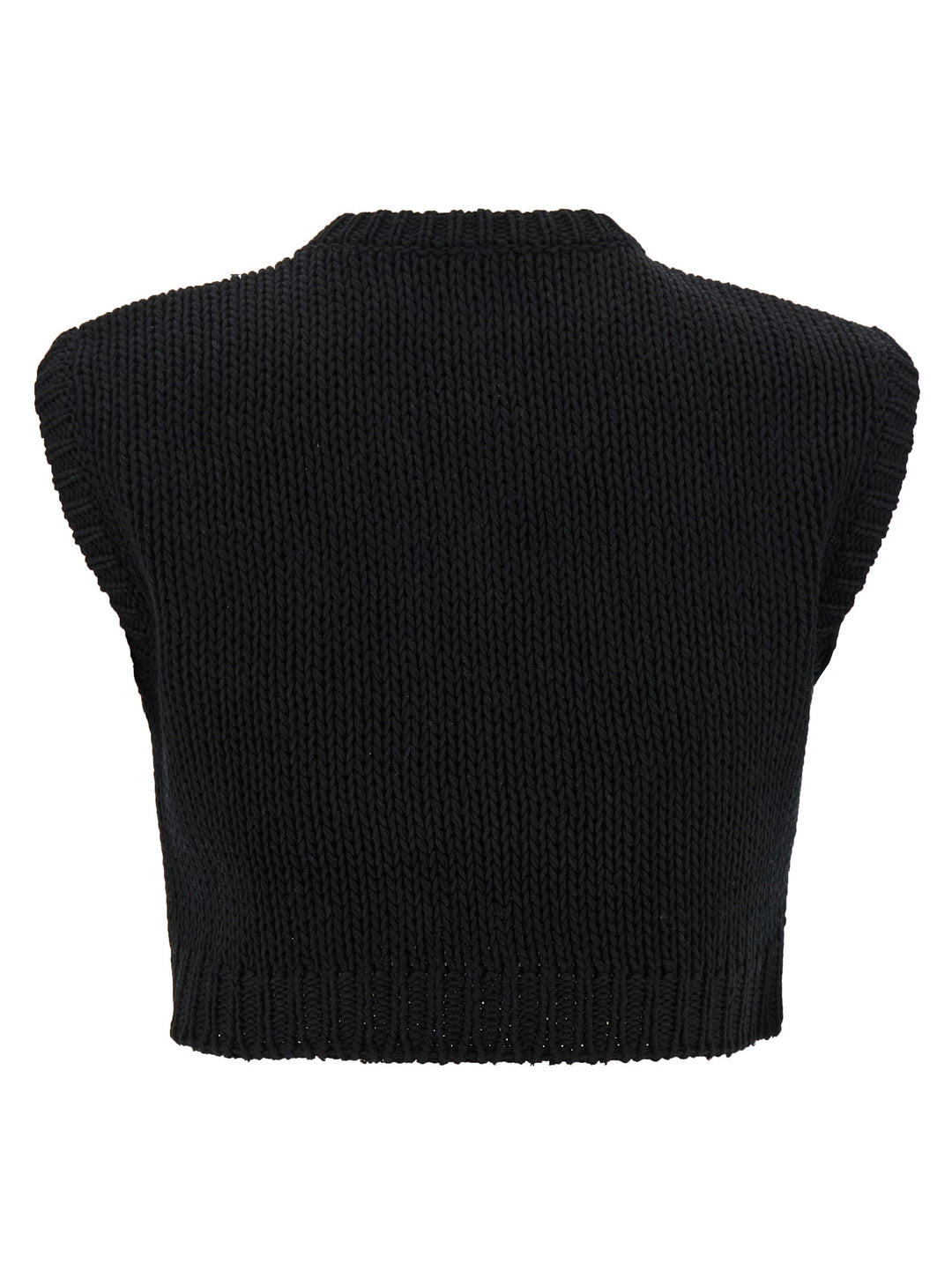 Max Mara Black Cotton Cardigan