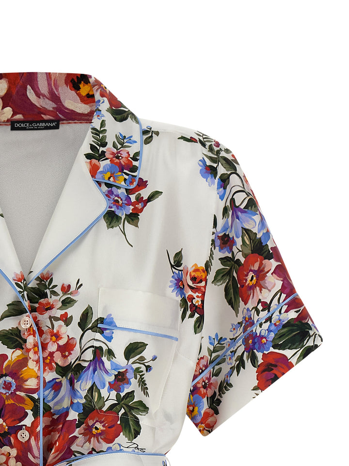 Dolce &amp; Gabbana White Silk Blouse
