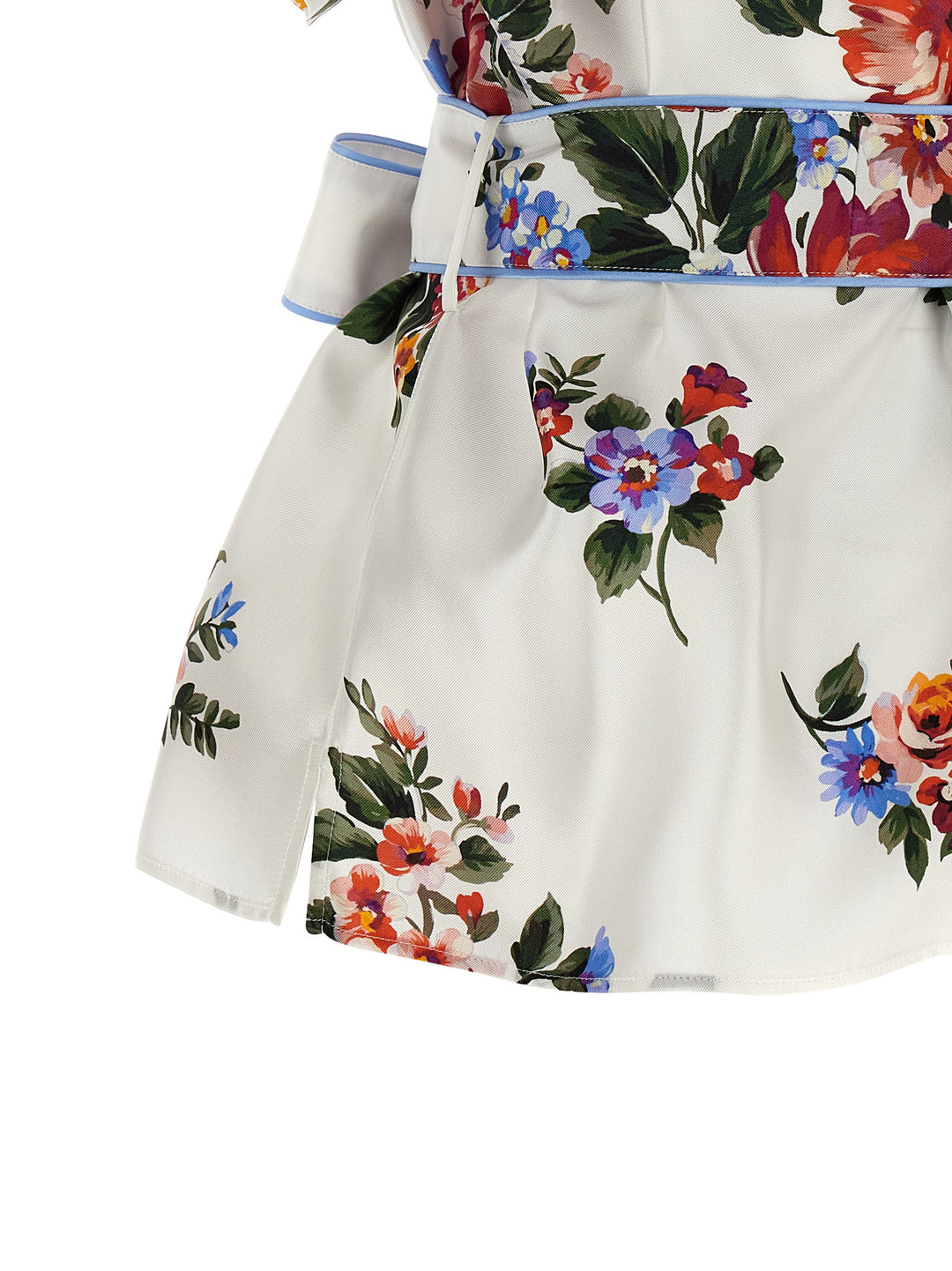 Dolce &amp; Gabbana White Silk Blouse