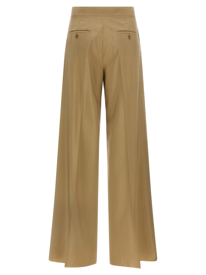 Max Mara Beige Virgin Wool Dress Pants