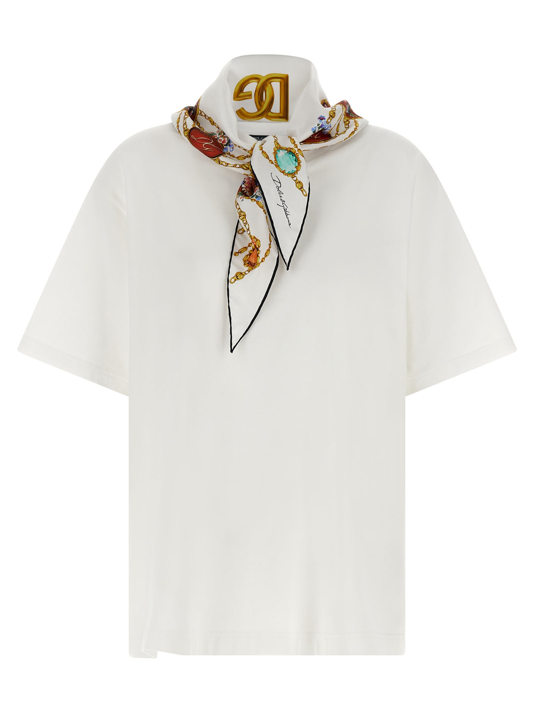 Dolce &amp; Gabbana White Cotton T-Shirt