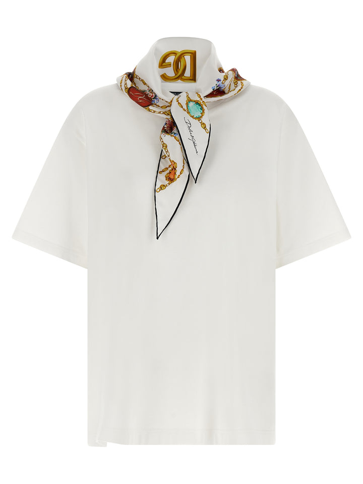 Dolce &amp; Gabbana White Cotton T-Shirt