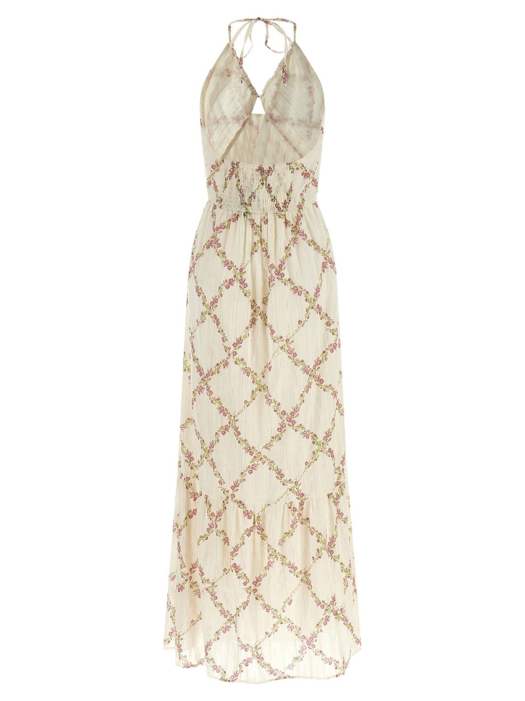Twinset White Cotton Long Dress