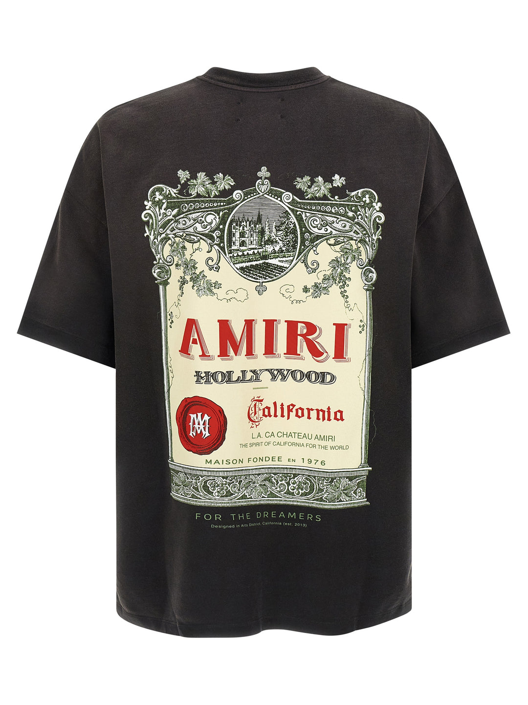 Amiri Black Cotton T-Shirt