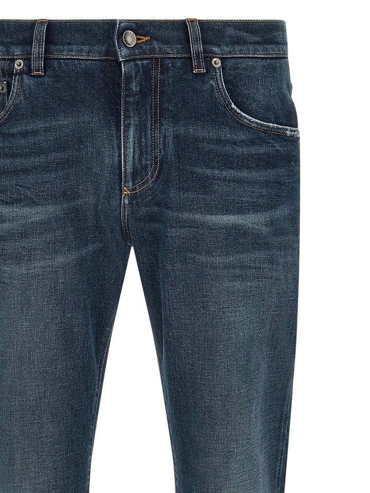 Dolce &amp; Gabbana Blue Cotton Jeans Denim