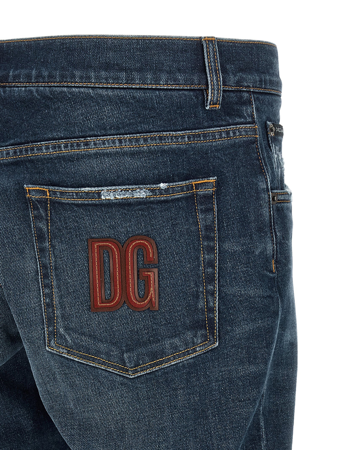 Dolce &amp; Gabbana Blue Cotton Jeans Denim