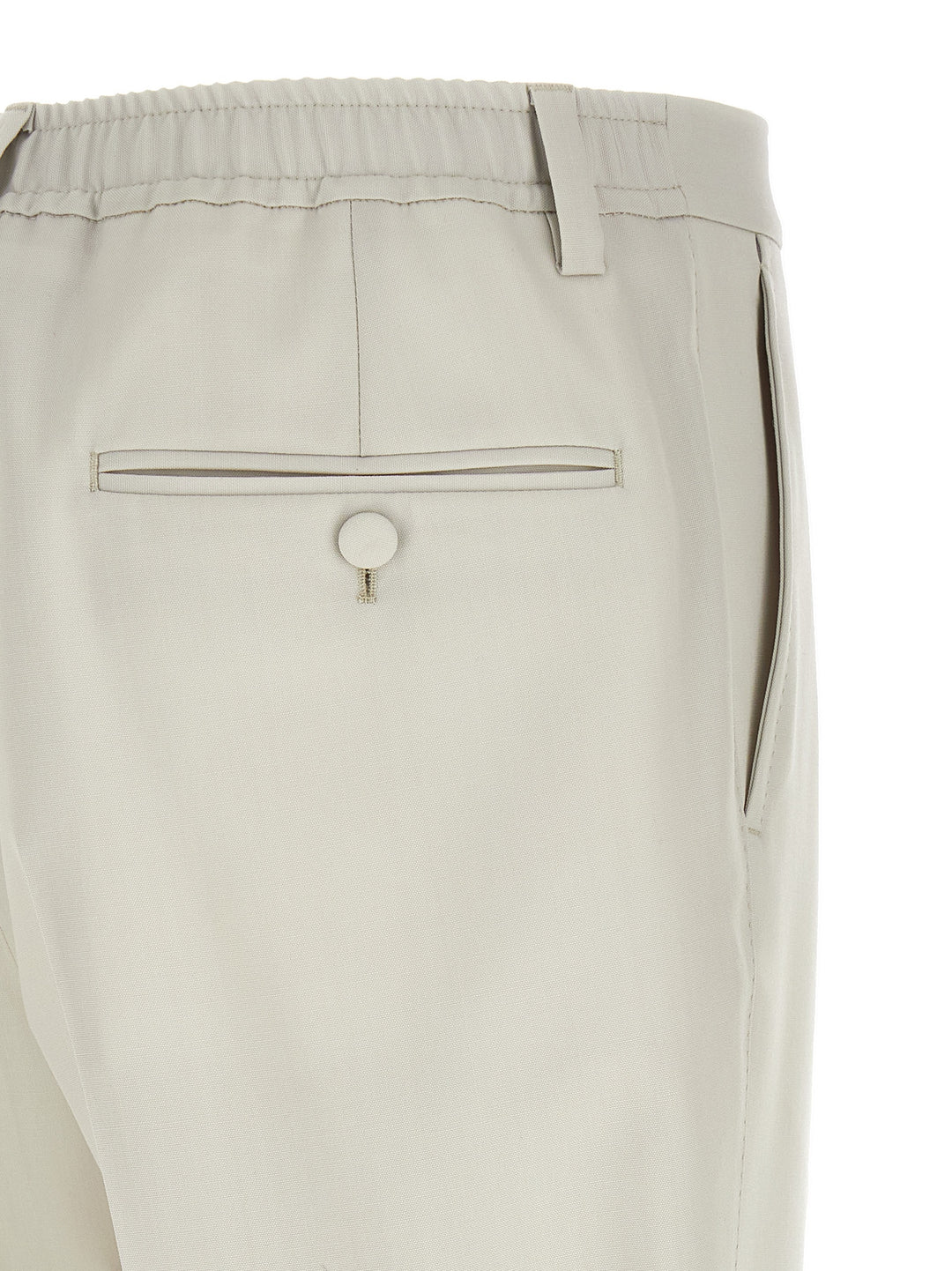 Dolce &amp; Gabbana Beige Virgin Wool Dress Pants