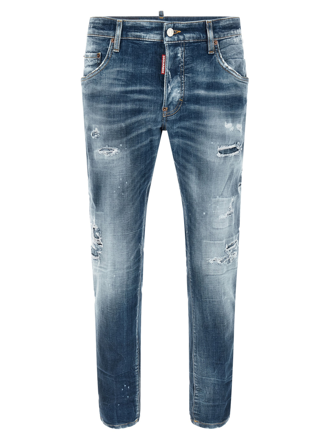 Dsquared² Blue Cotton Boyfriend Jeans