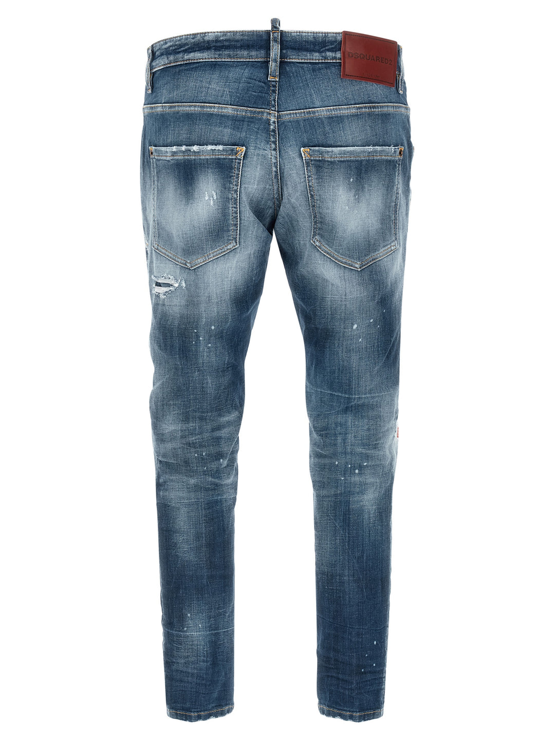 Dsquared² Blue Cotton Boyfriend Jeans