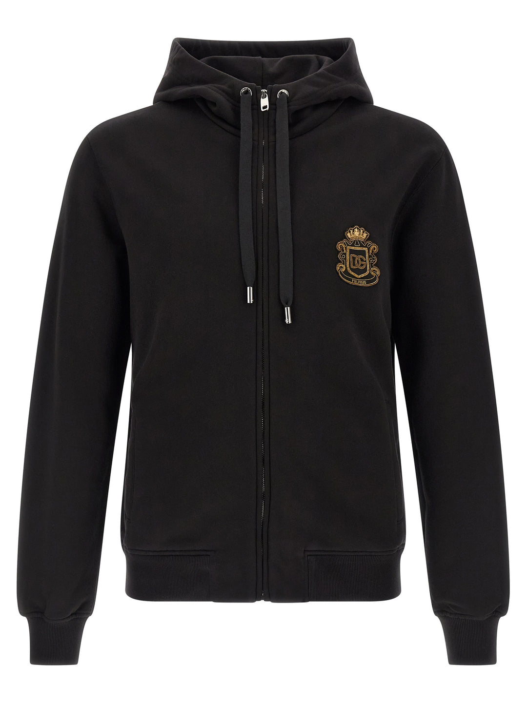 Dolce &amp; Gabbana Black Cotton Sweatshirt