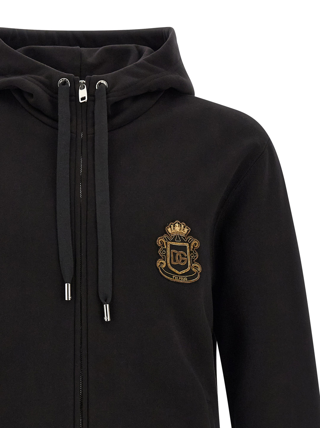 Dolce &amp; Gabbana Black Cotton Sweatshirt