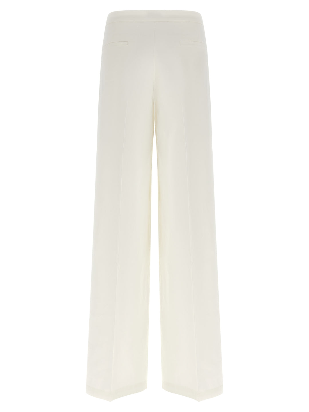 PINKO White Linen Casual Pants
