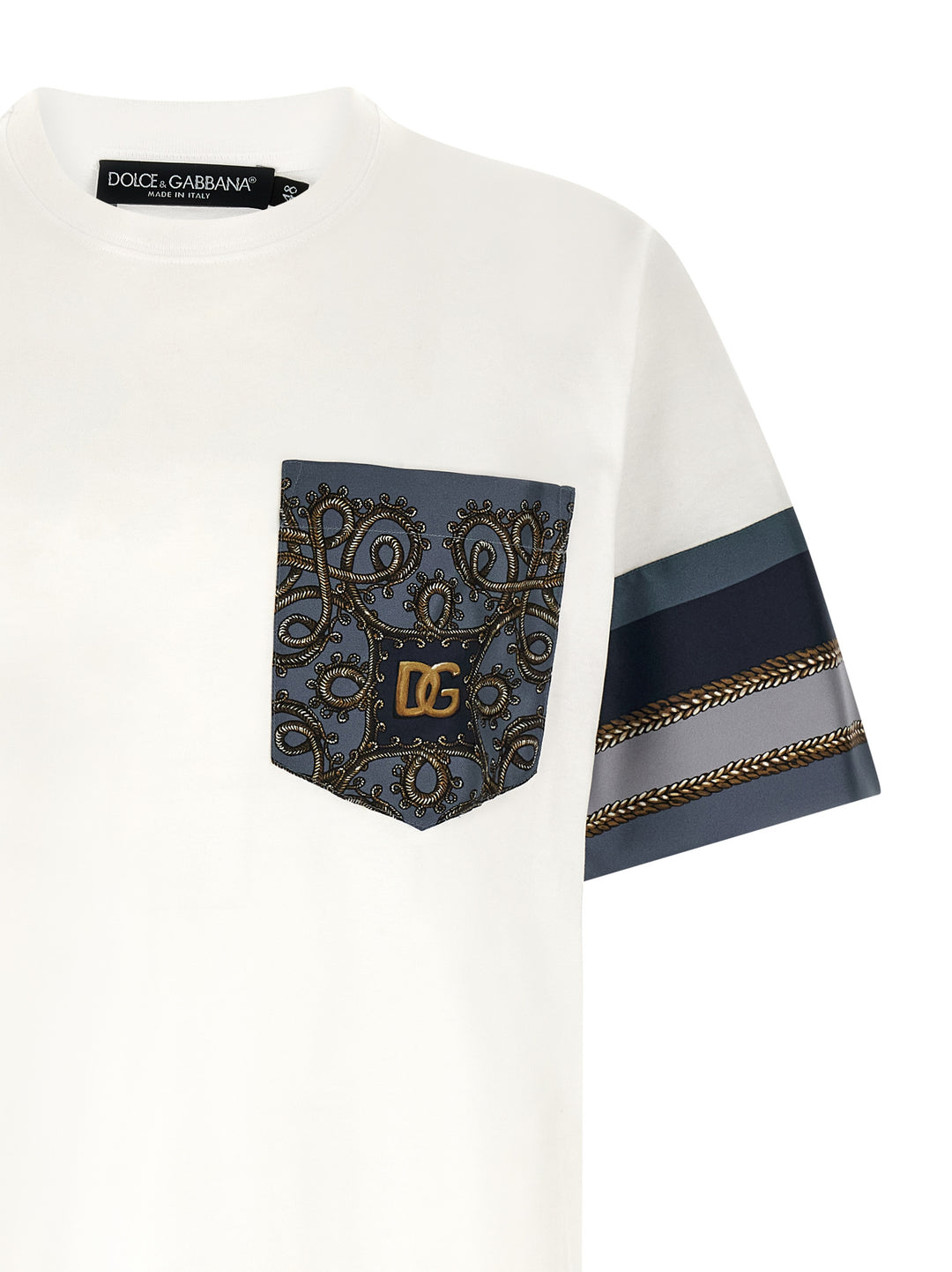 Dolce &amp; Gabbana White Cotton T-Shirt