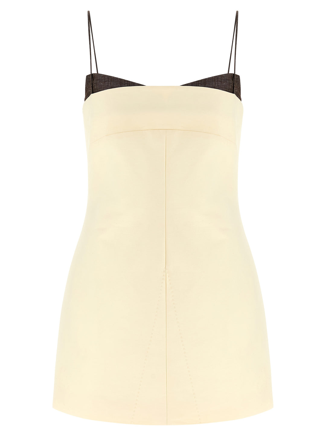 Entire Studios Beige Cotton Short Dress