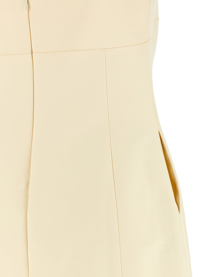 Entire Studios Beige Cotton Short Dress
