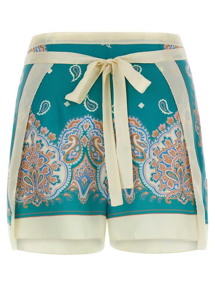 PINKO Multicolor Viscose Shorts