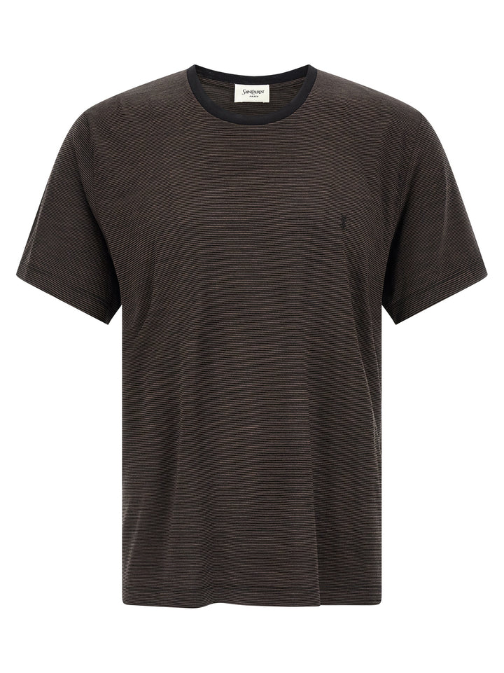 Saint Laurent Brown Wool T-Shirt