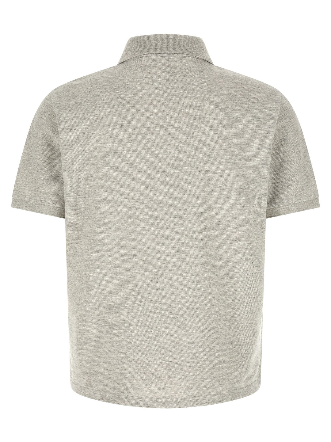 Saint Laurent Gray Cotton Polo Shirt