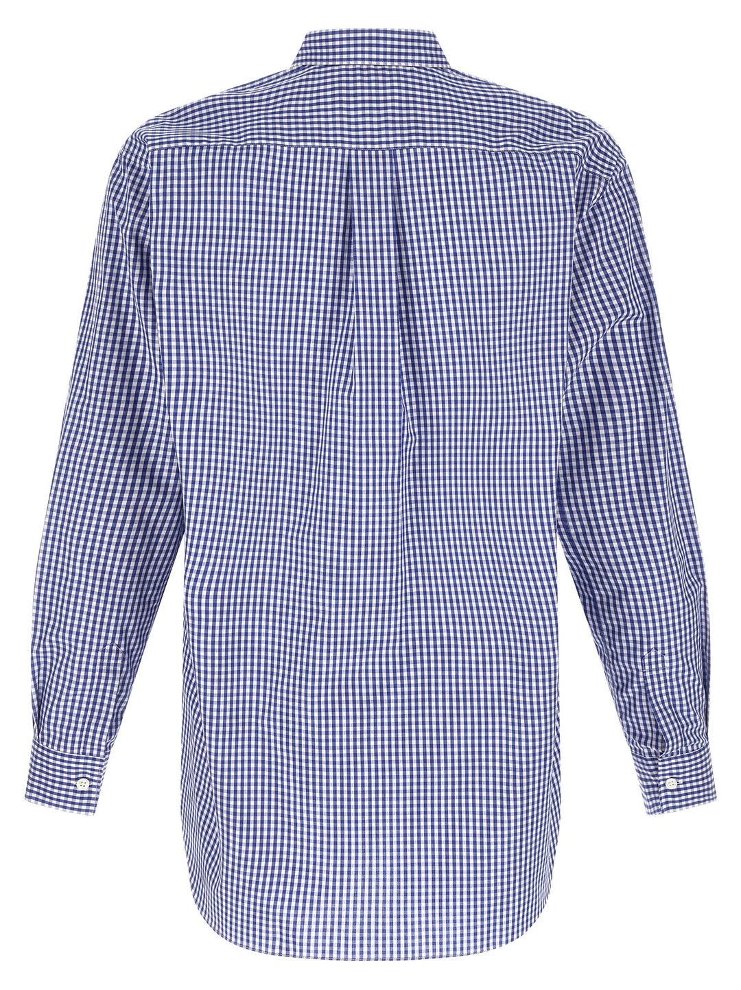 Comme Des Garçons Blue Cotton Blouse