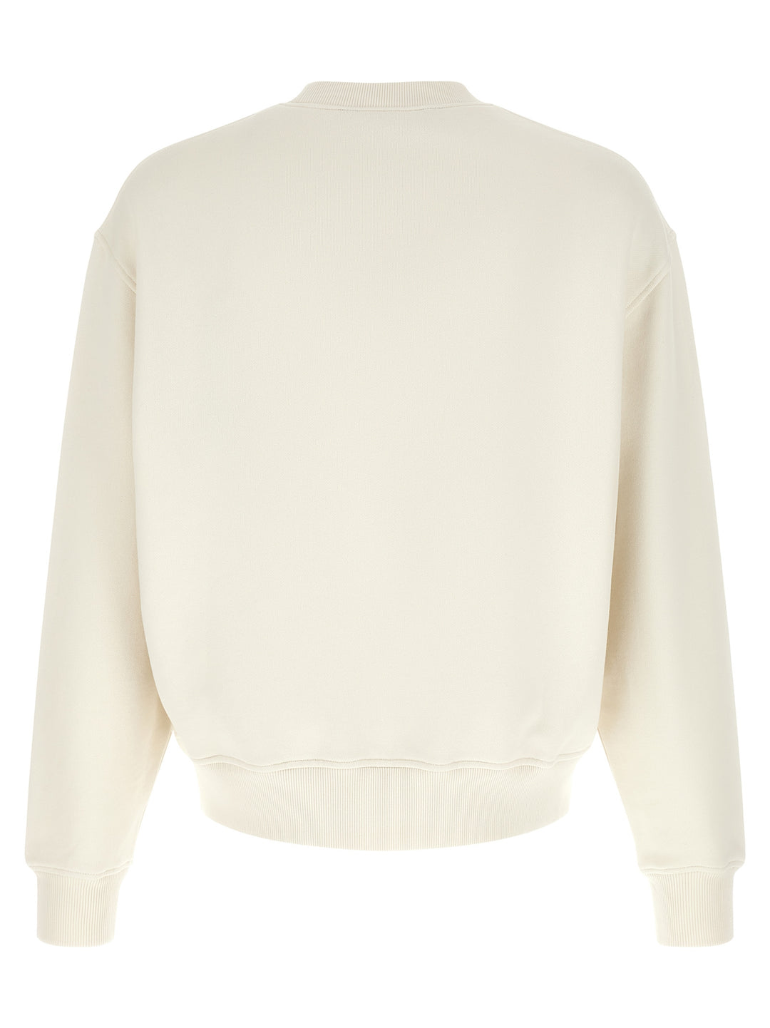 Palm Angels White Cotton Sweatshirt