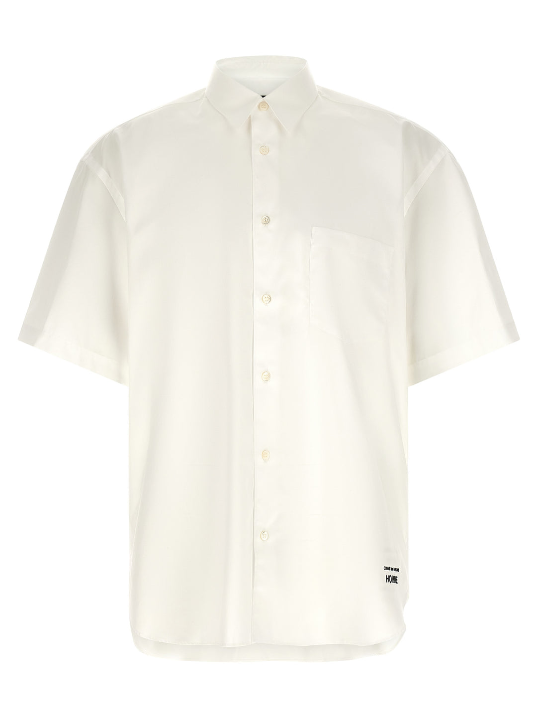 Comme Des Garçons White Cotton Blouse