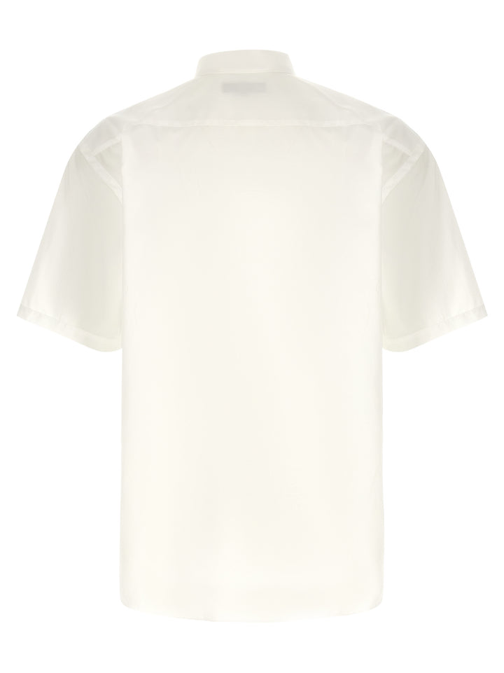 Comme Des Garçons White Cotton Blouse