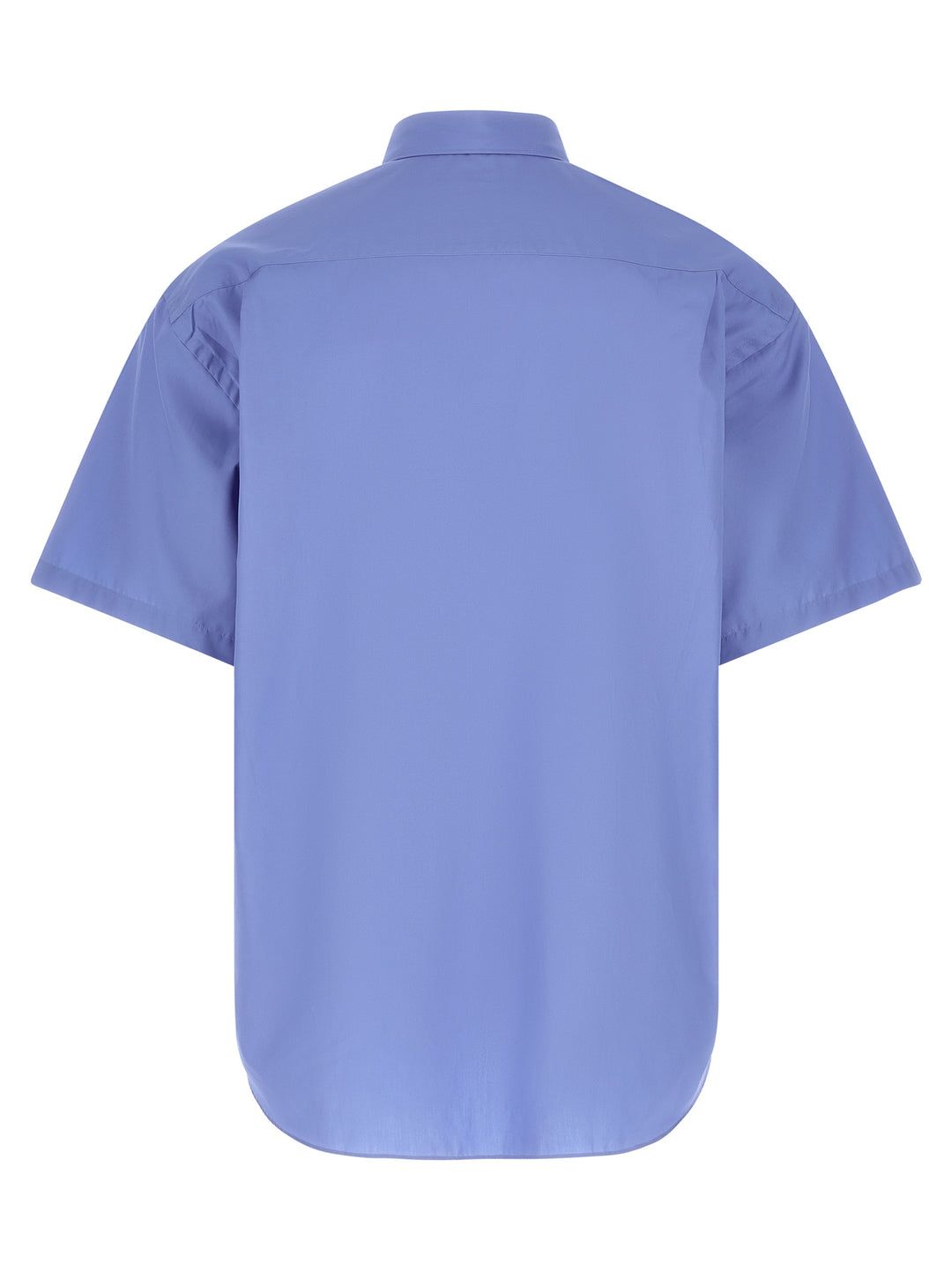 Comme Des Garçons Blue Cotton Blouse