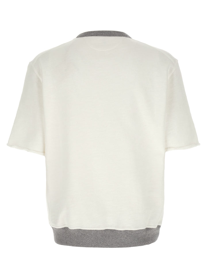 Brunello Cucinelli White Cotton Sweatshirt