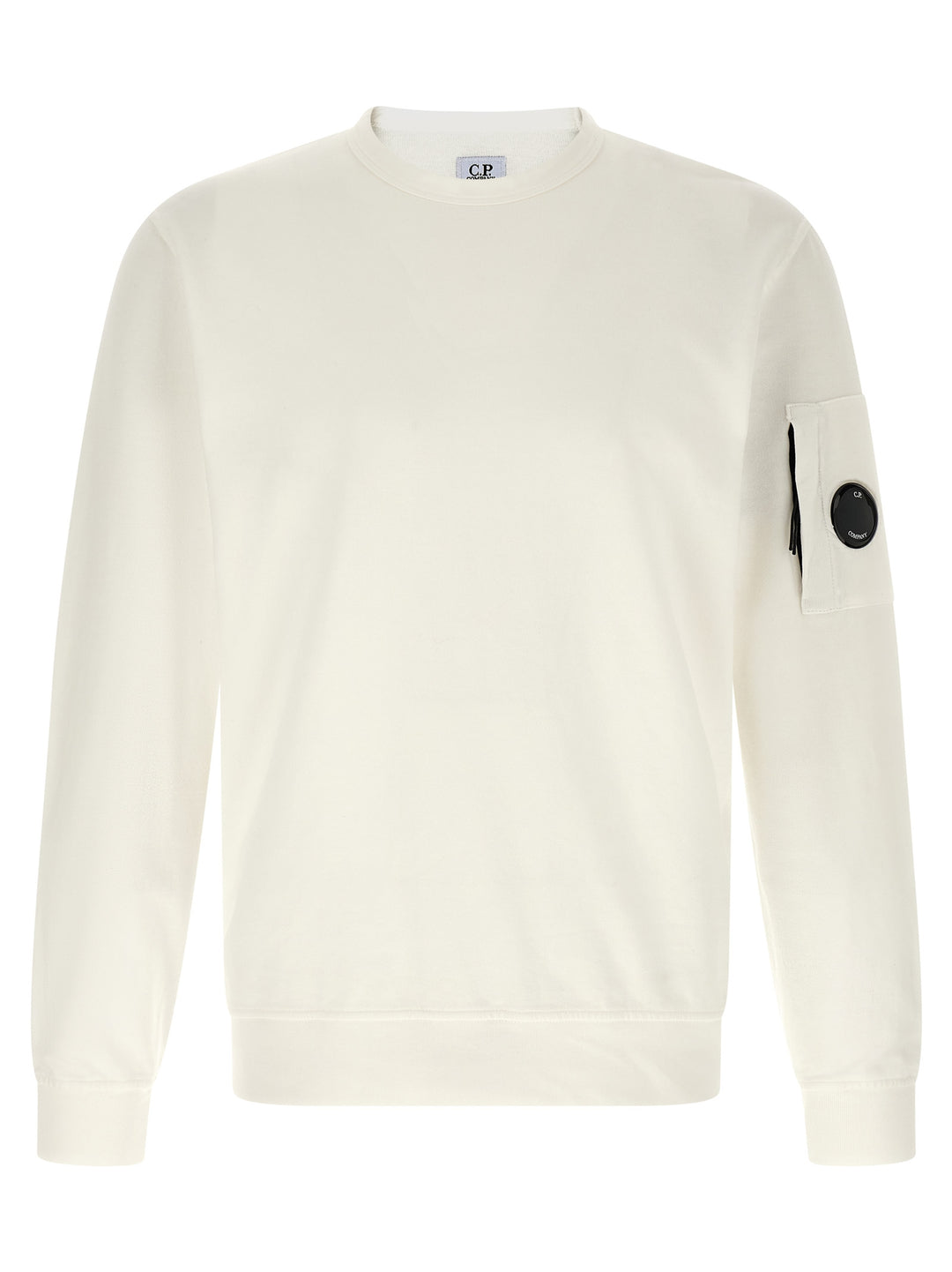 C.P. Company White Cotton Sweatshirt