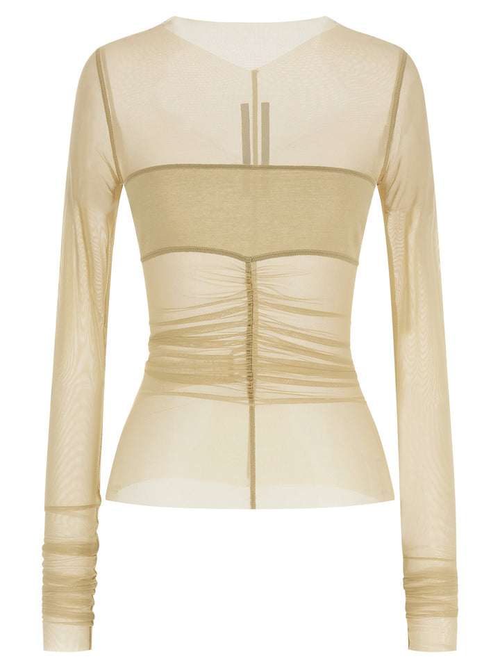 Rick Owens Beige Nylon Shirt