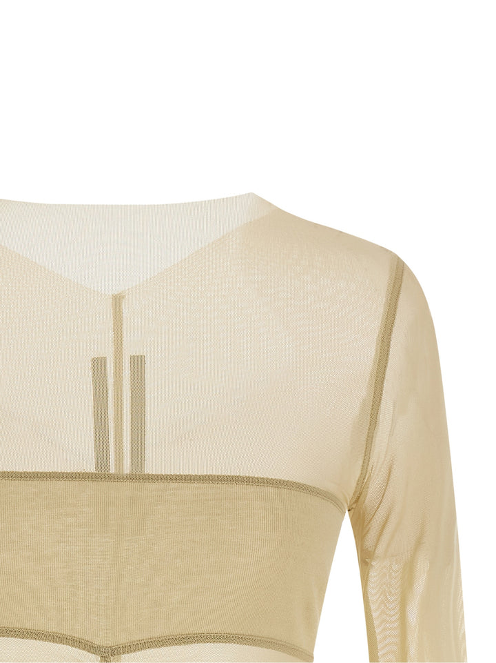 Rick Owens Beige Nylon Shirt
