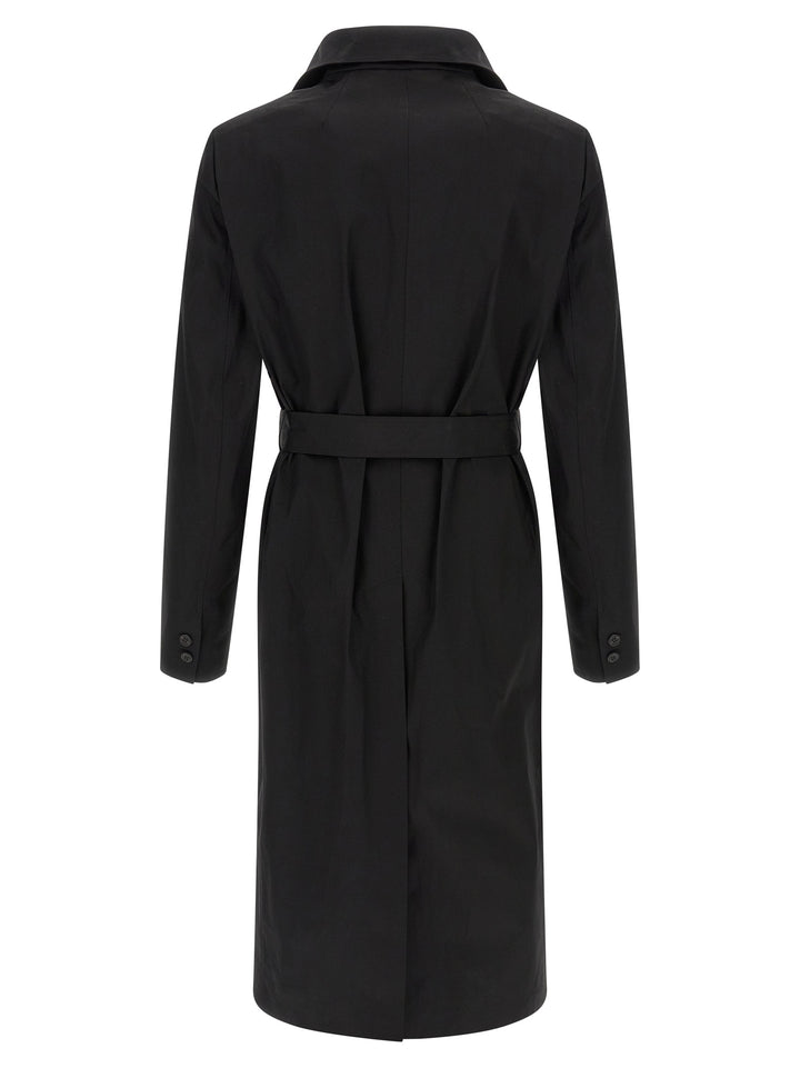 Rick Owens Black Cotton Coat