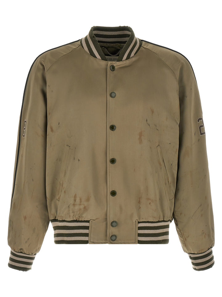 Golden Goose Bicolor Acetate Bomber