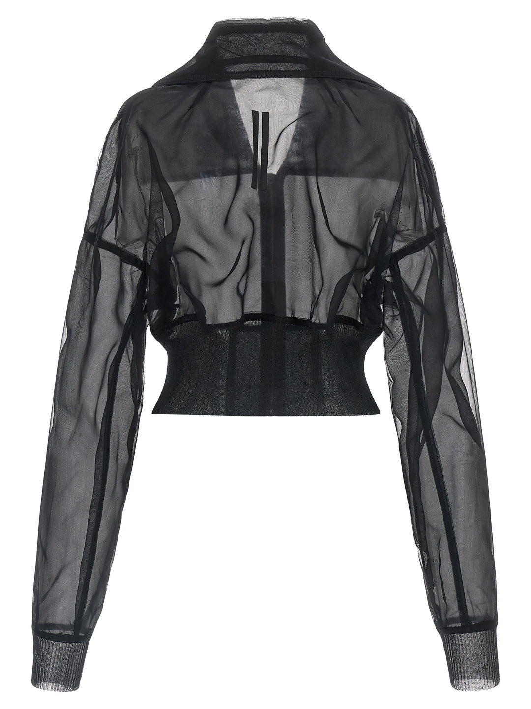 Rick Owens Black Nylon Bomber