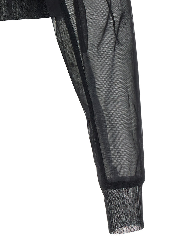 Rick Owens Black Nylon Bomber