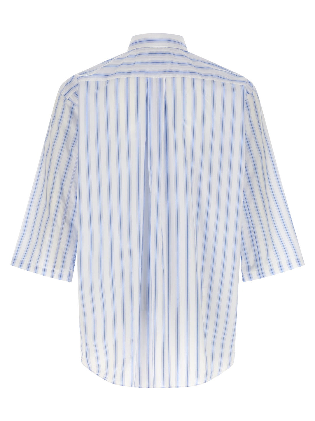 Comme Des Garçons Blue Cotton Blouse
