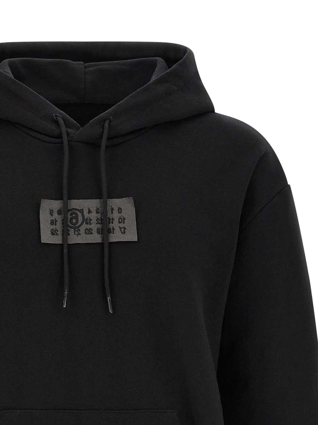 MM6 Maison Margiela Black Cotton Sweatshirt