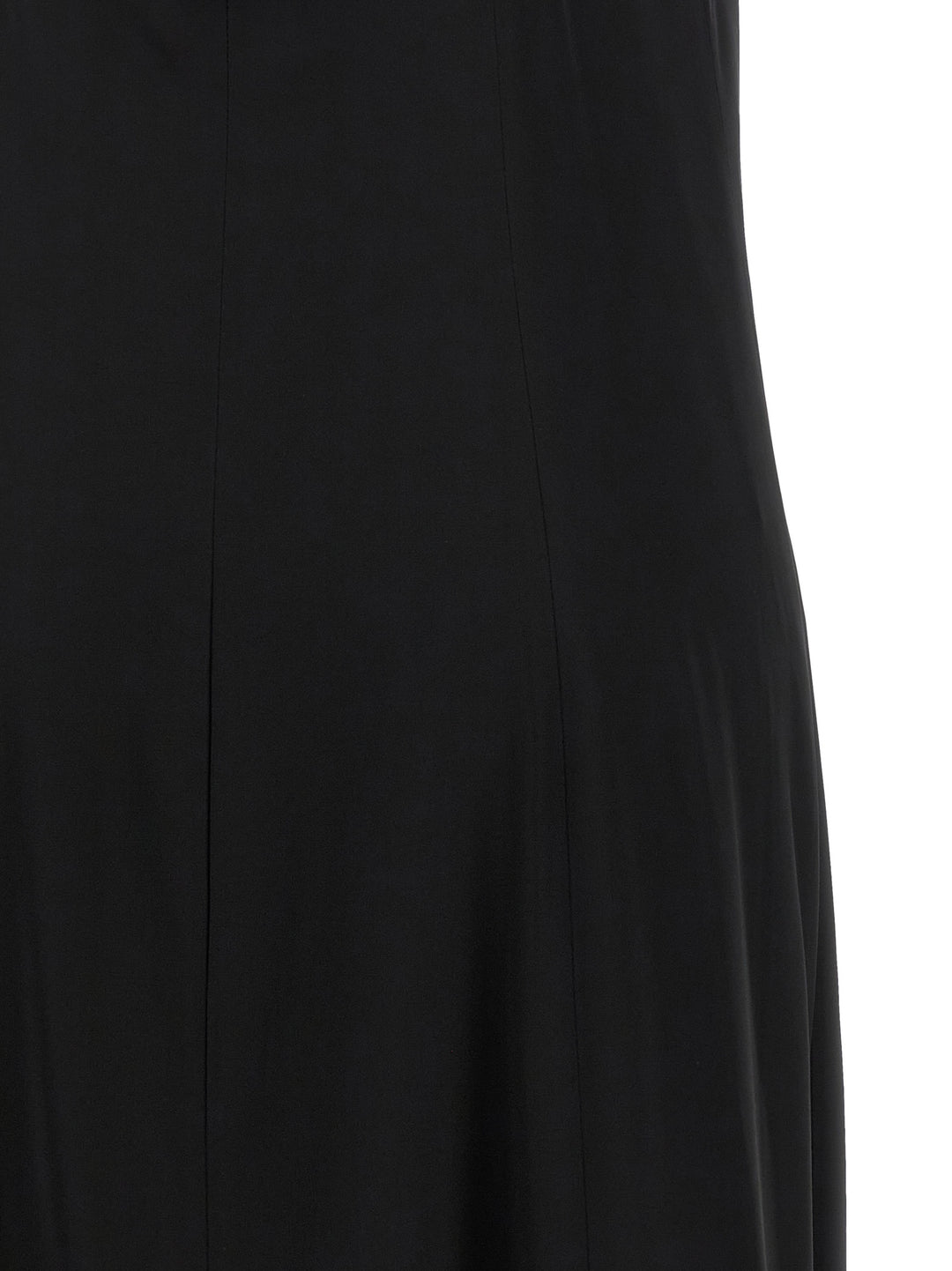 Peserico Black Viscose Long Dress