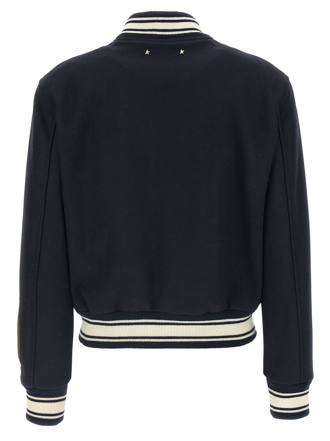Golden Goose Blue Virgin Wool Bomber